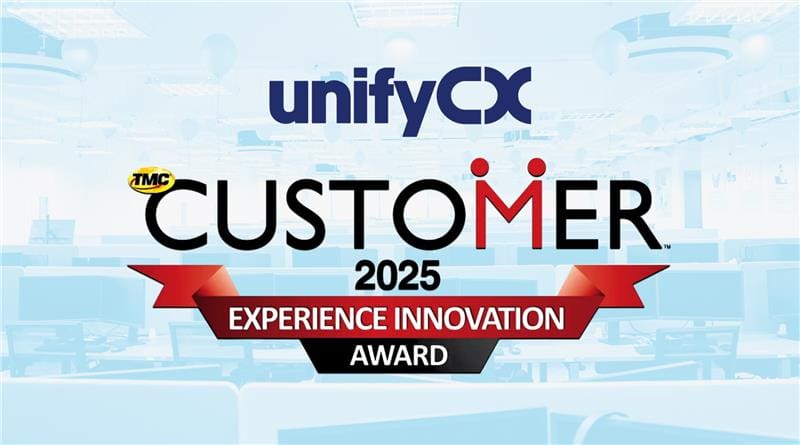 UnifyCX Wins 2025 CUSTOMER Experience Innovation Award For Redefining ...